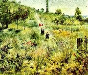 Pierre-Auguste Renoir stigen upp over faltet Spain oil painting artist